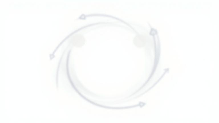 琴ドライブの運転フロー状態を示すインフォグラフィック。集中、予測、反応、調和の循環を表す